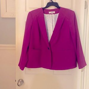 pink suit jacket